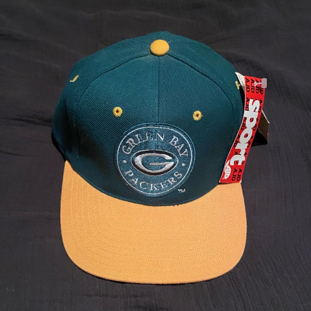 Vintage Green Bay Packers Snapback Hat
